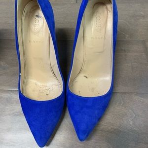 Jcrew blue heels